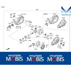 50-501 rear differential hyundai genesis g70 2017-20